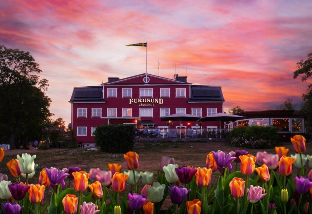 Påsk på Hotell Furusund med vacker himmel